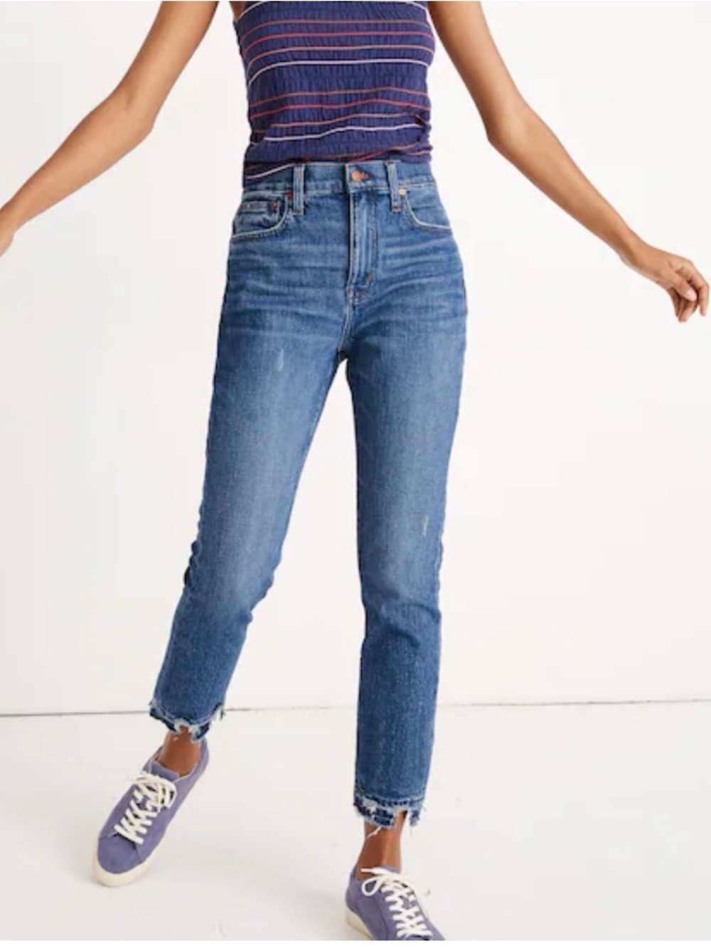 ✨Madewell High-Rise Slim Boyjean